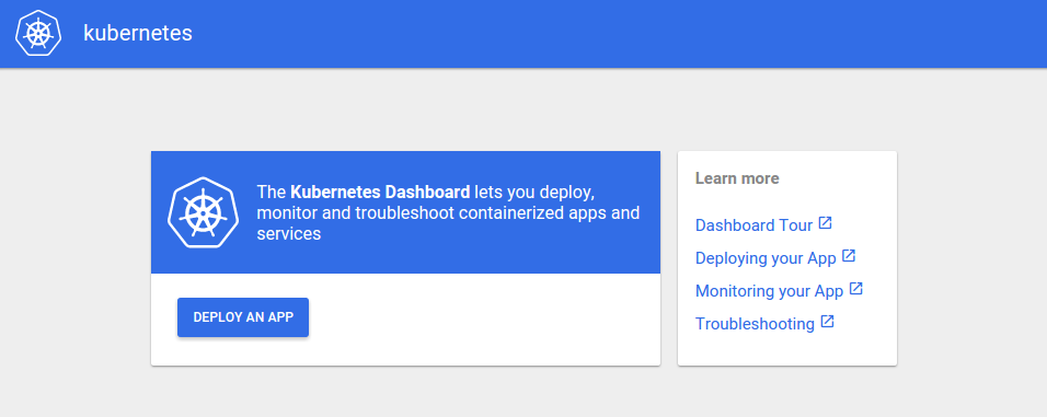 Kubernetes - Web Interface